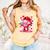 Baseball Drip Valentine Sports Vday Ice Cream Drip Heart Comfort Colors Tank Top Grey