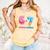 Baseball Ice Cream Drip 67 Official Teenager 13th Birthday Comfort Colors Tank Top Grey