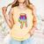 Baseball Ice Cream Drip Home Plate Glove Respect Drip 2 Side Comfort Colors Tank Top Grey