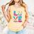 Baseball Love Drip Ice Cream Colorful Baseball Comfort Colors Tank Top Grey