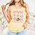 Baseball Mimi Era Bows Baseball Mom Women Comfort Colors Tank Top Grey