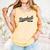Baseball Mom 1970s Retro Cursive Font Comfort Colors Tank Top Grey Baseball Mom 1970s Retro Cursive Font Comfort Colors Tank Top Grey