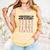 Baseball Mom Alphabet Comfort Colors Tank Top Grey