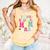 In My Baseball Mom Era Baseball Mama Premium Comfort Colors Tank Top Grey