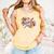 Baseball Mom With Garden Flowers Comfort Colors Tank Top Grey Baseball Mom With Garden Flowers Comfort Colors Tank Top Grey