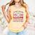 Baseball Mom I'm Not Yelling Support Cheerleading Comfort Colors Tank Top Grey