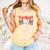 Baseball Mom Leopard Print Cute Mother's Day Sport Lover Comfort Colors Tank Top Grey