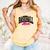 Baseball Mom Leopard Baseball Mama Life Girls Women Baller Premium Comfort Colors Tank Top Grey