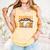Baseball Mom Sports Orange Comfort Colors Tank Top Grey