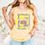 Baseball Mom Traits For Great Mothers Grey And Yellow Comfort Colors Tank Top Grey