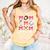 Baseball Nana Era Bows Baseball Mom Women Comfort Colors Tank Top Grey