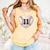 Baseball Number 11 Distressed Heart For Baseball Moms Comfort Colors Tank Top Grey
