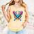 Baseball Player Ice Cream Drip Comfort Colors Tank Top Grey