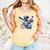 Baseball Skeleton Ice Cream Drip Baseball Boys Youth Comfort Colors Tank Top Grey
