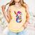 Baseball Snowman Drip Christmas Baseball Boys Men Kids Comfort Colors Tank Top Grey