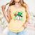 Baseball St Patricks Day Lucky Baseball Player Shamrock Comfort Colors Tank Top Grey Baseball St Patricks Day Lucky Baseball Player Shamrock Comfort Colors Tank Top Grey
