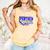 Blue Panther Baseball Home Plate Game Day Mascot Panther Comfort Colors Tank Top Grey