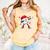 Boys Valentines Baseball Comfort Colors Tank Top Grey