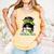 Brazil Baseball Mom Messy Bun Comfort Colors Tank Top Grey Brazil Baseball Mom Messy Bun Comfort Colors Tank Top Grey