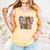 Checkered Leopard Game Day Baseball Men Women Kids Comfort Colors Tank Top Grey Checkered Leopard Game Day Baseball Men Women Kids Comfort Colors Tank Top Grey