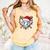 Christmas Baseball Santa Hat For Baseball Players Fans Comfort Colors Tank Top Grey