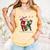 Christmas Santa Baseball Ugly Sweater Comfort Colors Tank Top Grey