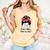 Class Of 2025 Baseball Mom Senior Graduation Graduate Women Comfort Colors Tank Top Grey