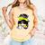 Ecuador Baseball Mom Ecuadorian Baseball Girl Comfort Colors Tank Top Grey