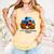 Father Son Baseball Father's Day Comfort Colors Tank Top Grey
