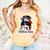 French Baseball Mom France Messy Bun Comfort Colors Tank Top Grey French Baseball Mom France Messy Bun Comfort Colors Tank Top Grey