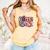 Game Day Baseball Leopard Coquette Bow Mama Mom Sister Comfort Colors Tank Top Grey
