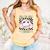 Game Day Vibes Softball Baseball Groovy Game Day Girls Women Comfort Colors Tank Top Grey