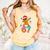 Gingerbread Six Seven 67 Ice Cream Drip Baseball Comfort Colors Tank Top Grey