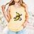 Lets Go Bananas Baseball Retro Sports Boys Kids Men Youth Premium Tri-Blend Comfort Colors Tank Top Grey