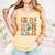 Groovy In My Baseball Mom Era Softball Game Day Comfort Colors Tank Top Grey