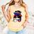 Haitian Baseball Mom Haiti Flag Baseball Girl Comfort Colors Tank Top Grey