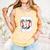 My Heart Is On That Field Baseball Mom Momm Comfort Colors Tank Top Grey