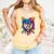 HUGvyn 7th Birthday Baseball Ice Cream Drip Number 7 Kid Boy Comfort Colors Tank Top Grey