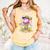 Kids Baseball Drip Ice Cream Apparel Kids Boys Mardi Gras Comfort Colors Tank Top Grey