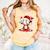 Kids Valentine Baseball Boys Valentines Day Tee Comfort Colors Tank Top Grey