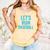Let's Ruin Baseball Baseball Humor Sarcastic Baseball Premium Tri-Blend Comfort Colors Tank Top Grey