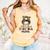 Loud And Proud Baseball Mom Messy Bun Leopard Baseball Mom Comfort Colors Tank Top Grey