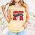 Loud Proud Baseball Mom Red Team Leopard Baseball Mom Squad Comfort Colors Tank Top Grey