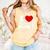 I Love Hot Baseball Moms I Heart Baseball Moms Comfort Colors Tank Top Grey