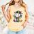Mardi Gras Ice Cream Drip Baseball Carnival Party Mask Boys Comfort Colors Tank Top Grey