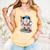 Melting Slime Sprinkle Baseball Mascot With Bat Comfort Colors Tank Top Grey Melting Slime Sprinkle Baseball Mascot With Bat Comfort Colors Tank Top Grey