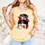 Peruvian Baseball Mom Peru Flag Baseball Girl Comfort Colors Tank Top Grey