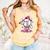 Pink Ribbon Baseball Breast Cancer Awareness Comfort Colors Tank Top Grey Pink Ribbon Baseball Breast Cancer Awareness Comfort Colors Tank Top Grey