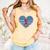 Primitive Patriotic American Baseball Mom Softball Dingers Comfort Colors Tank Top Grey