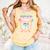 Proud Mom Baseball Player Number 81 Ice Cream Drip Comfort Colors Tank Top Grey